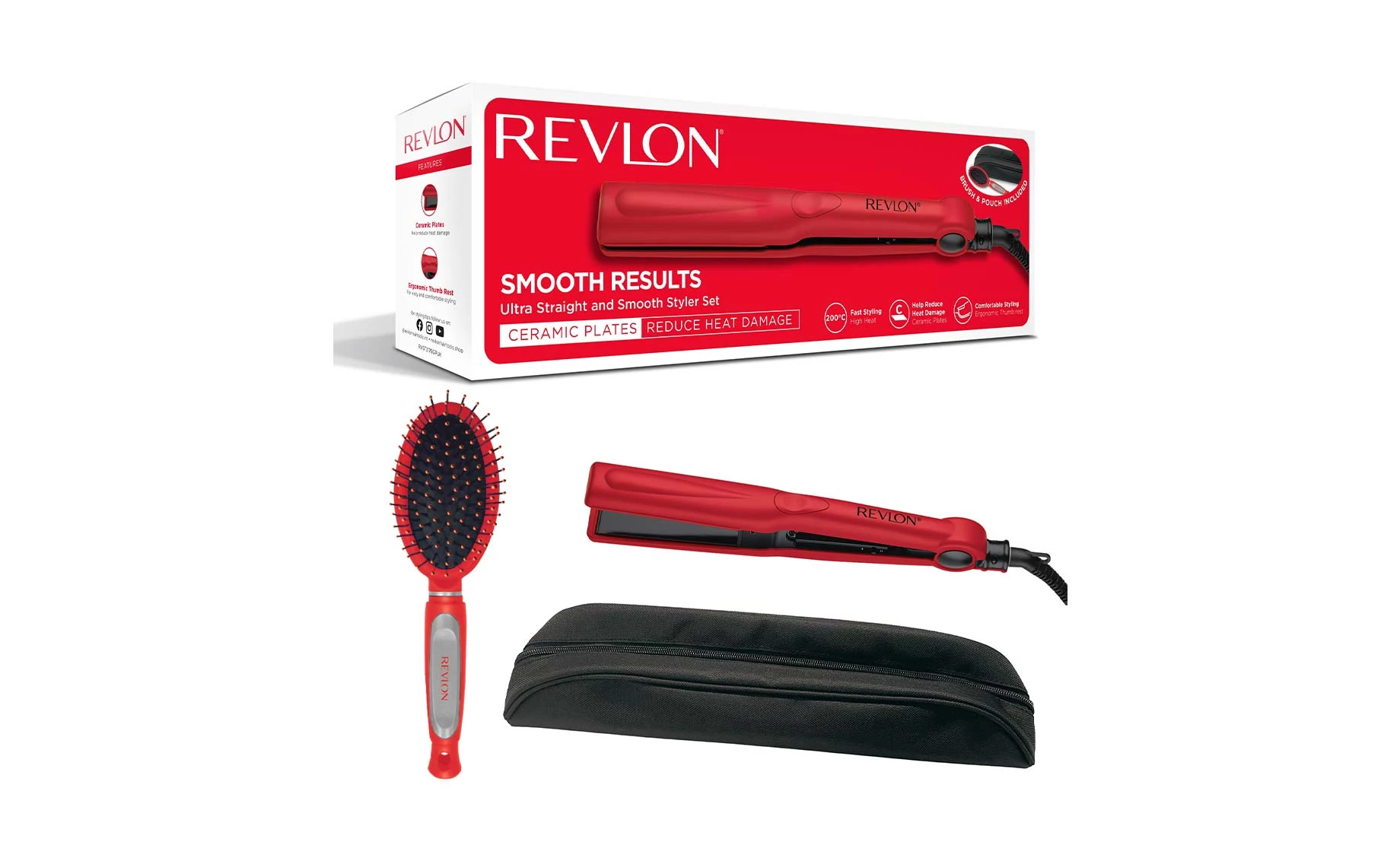 Revlon RVST2176GPE presa za kosu poklon set