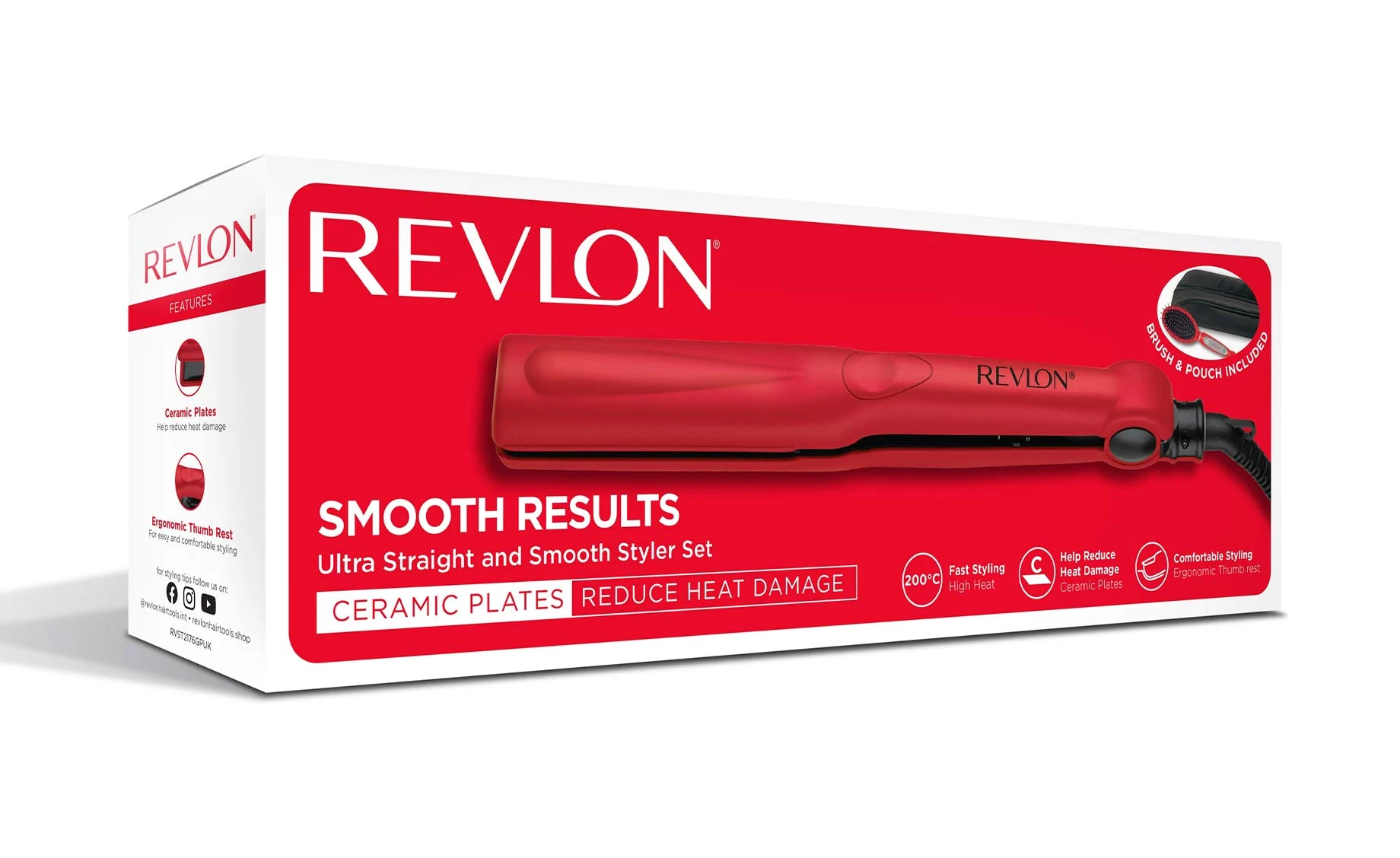 Revlon RVST2176GPE presa za kosu poklon set