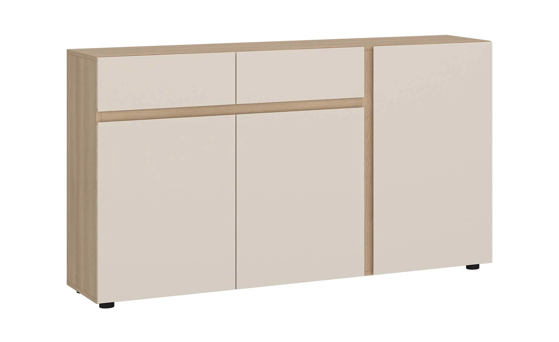 Tavera komoda 148,9X39,6X86 cm dab hrast/kašmir