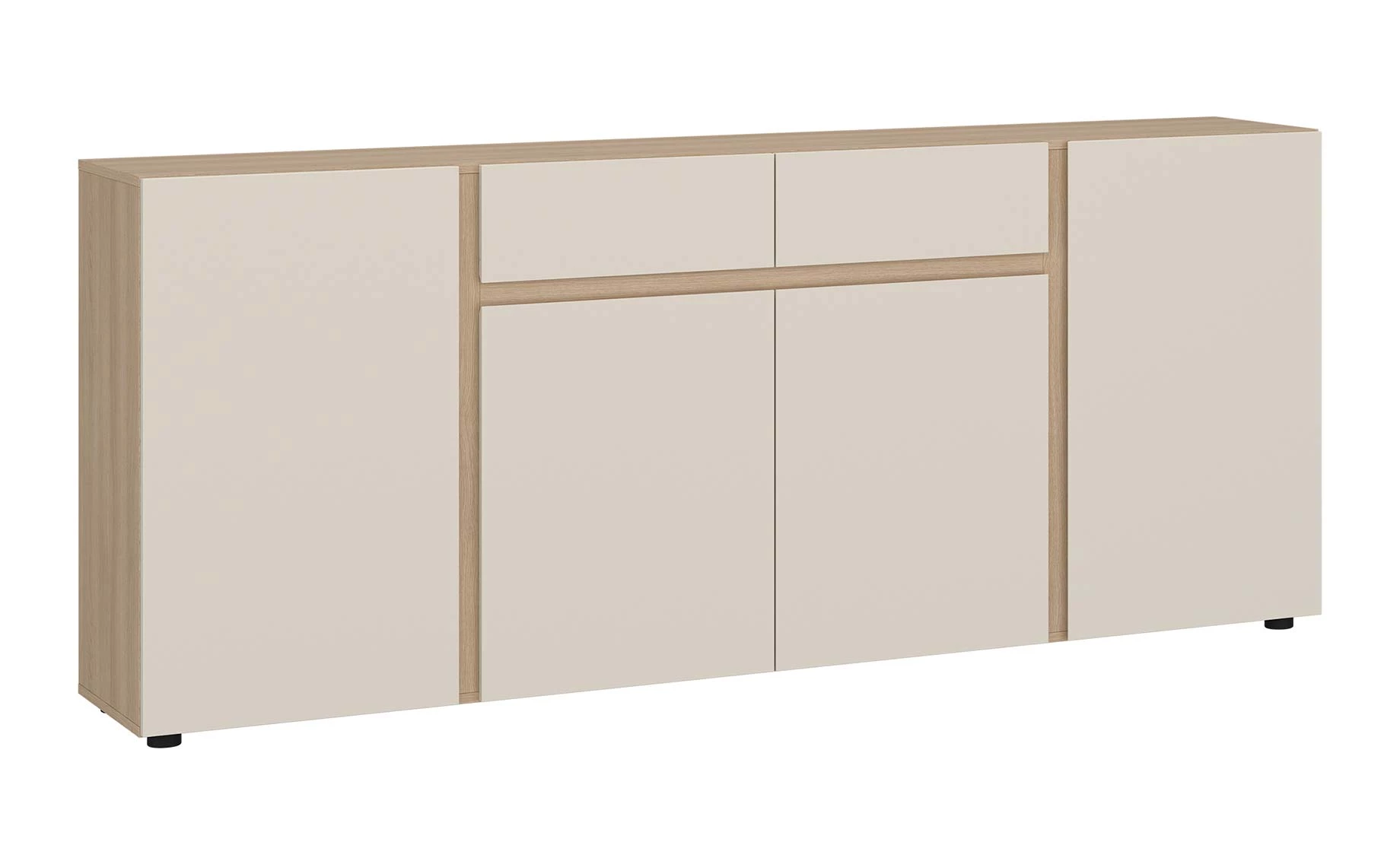 Tavera komoda 200,7X39,6X86 cm dab hrast/kašmir