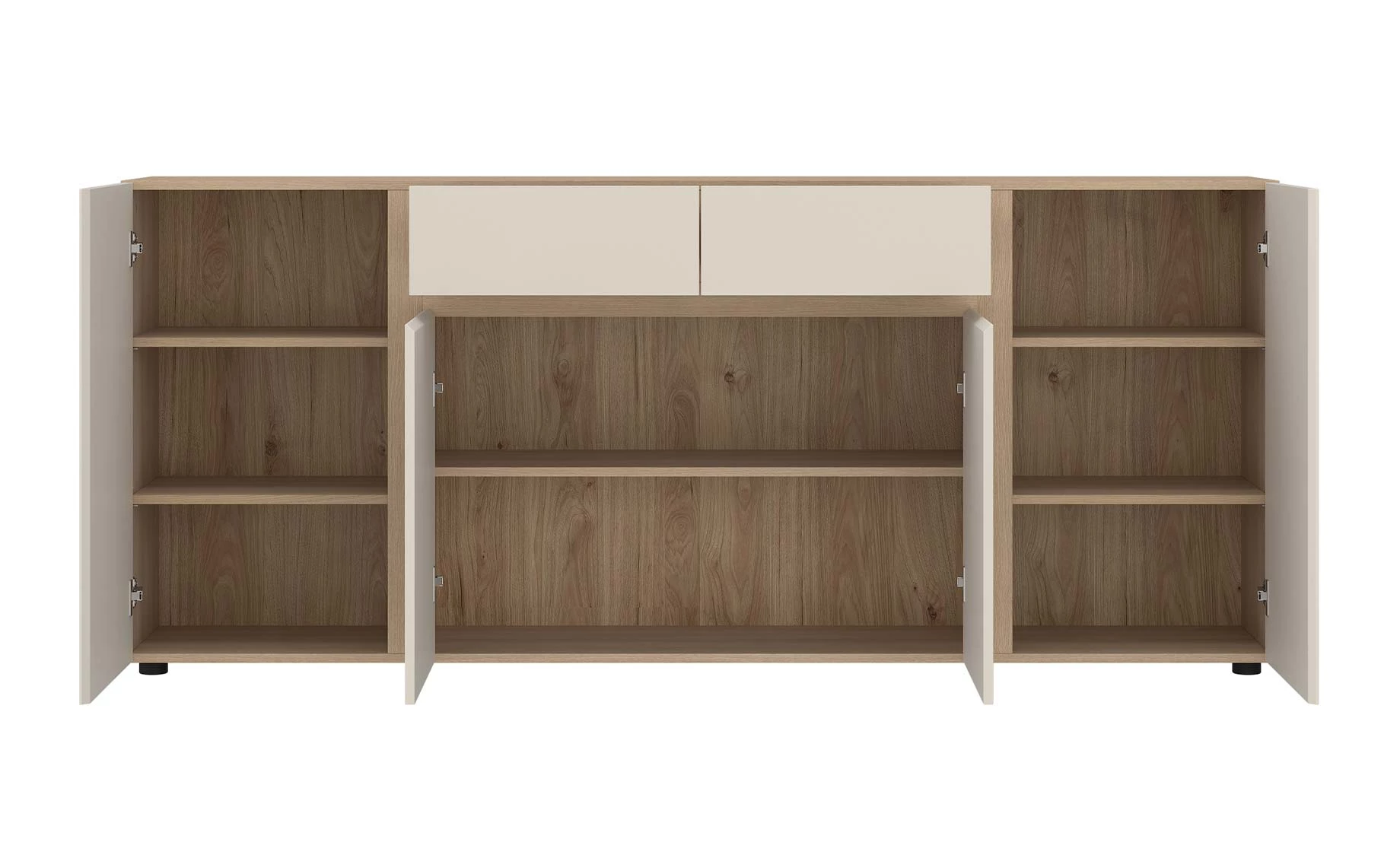 Tavera komoda 200,7X39,6X86 cm dab hrast/kašmir