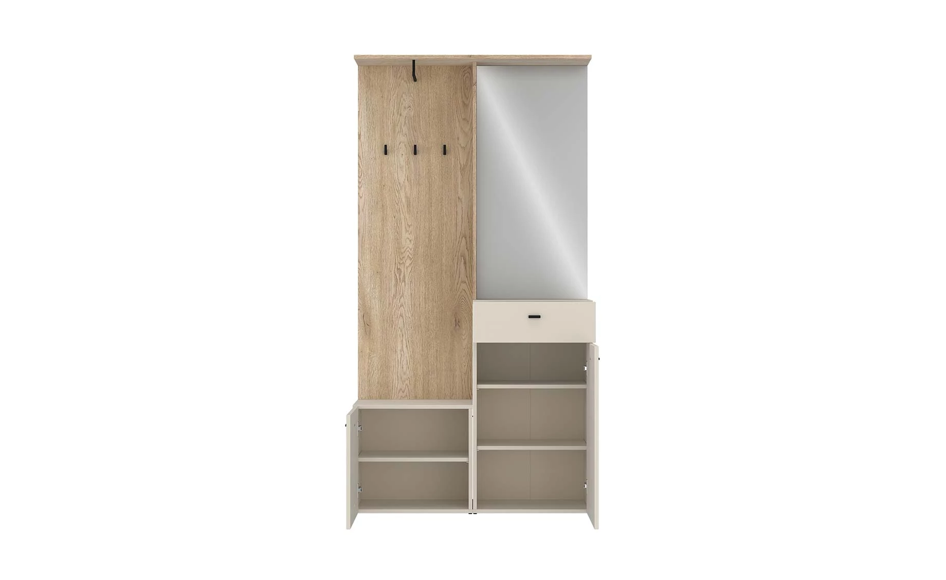 Romea predsoblje 100x36,6x192,1 cm hrast cremona/cashmere bež