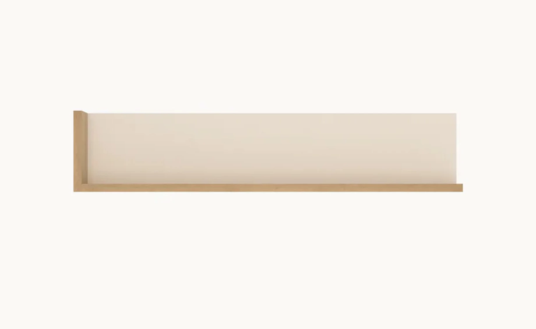 Lyon zidna polica 119,9x20x24,8 cm hrast/bela