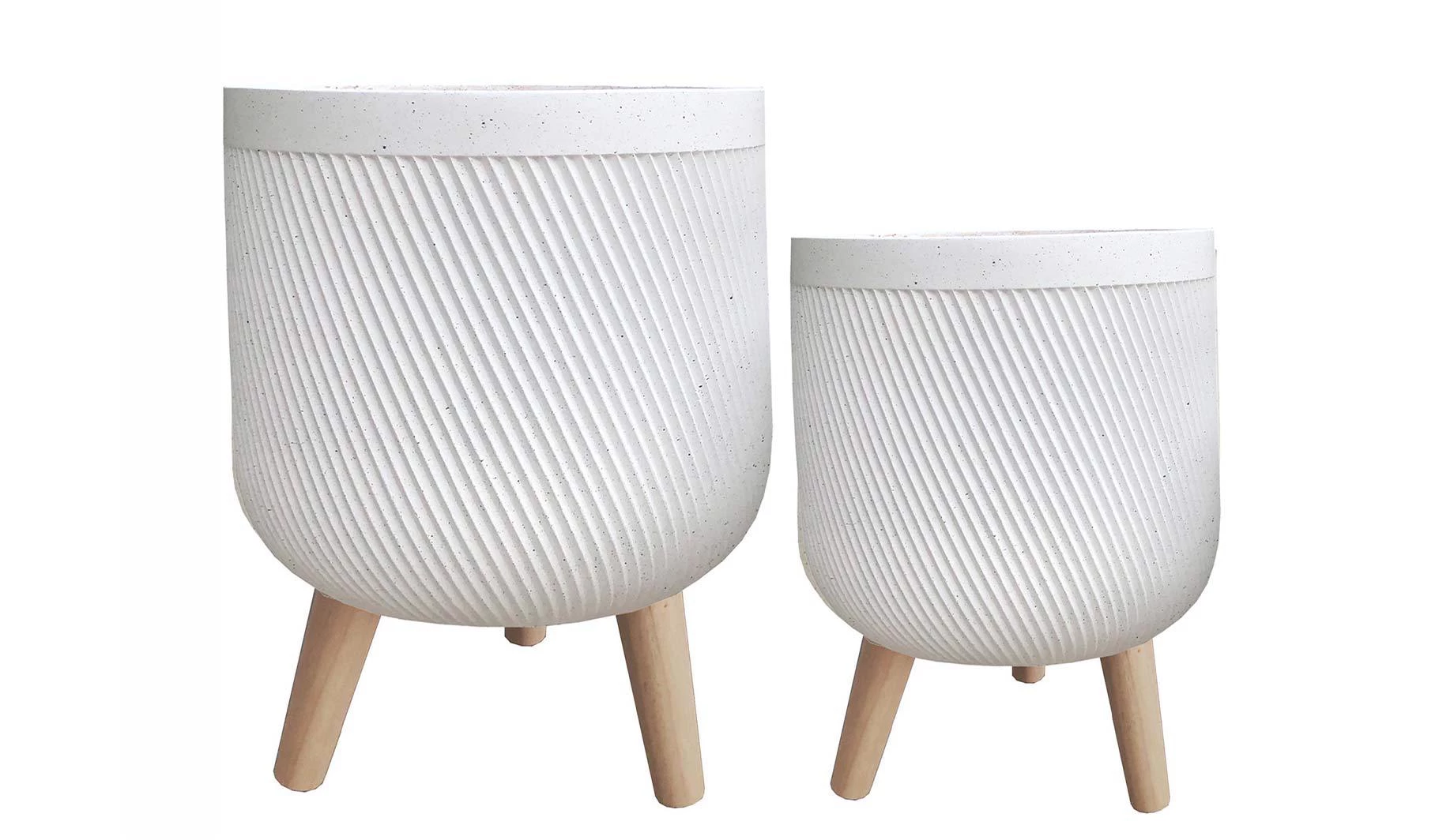 Tegla white-terrazzo HT30192 30x30x30 cm