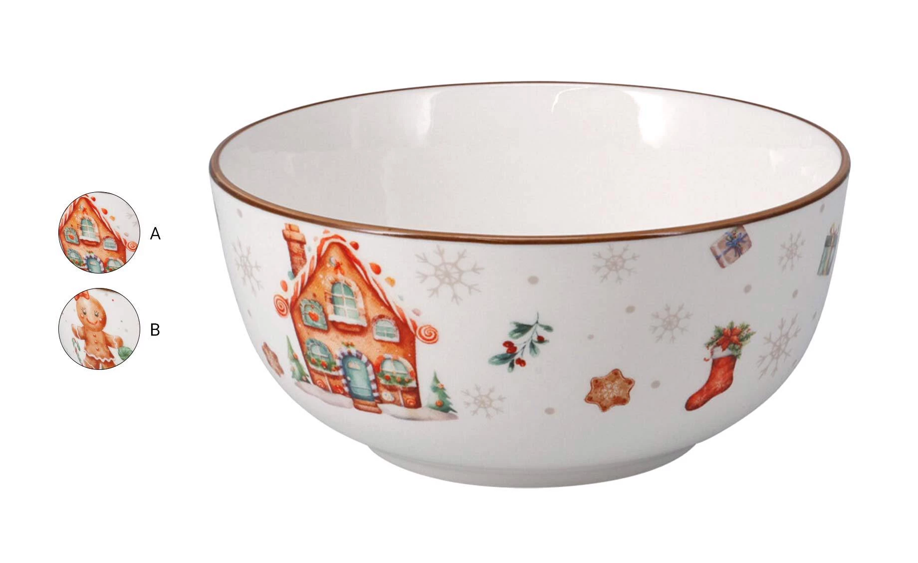 Zdjelica Gingerbread House 13,8cm sort2