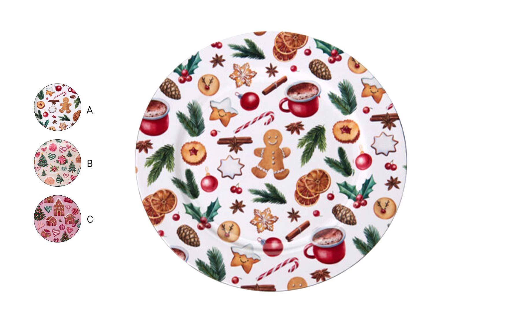 Tanjir za kolače Ornament 33cm sort3