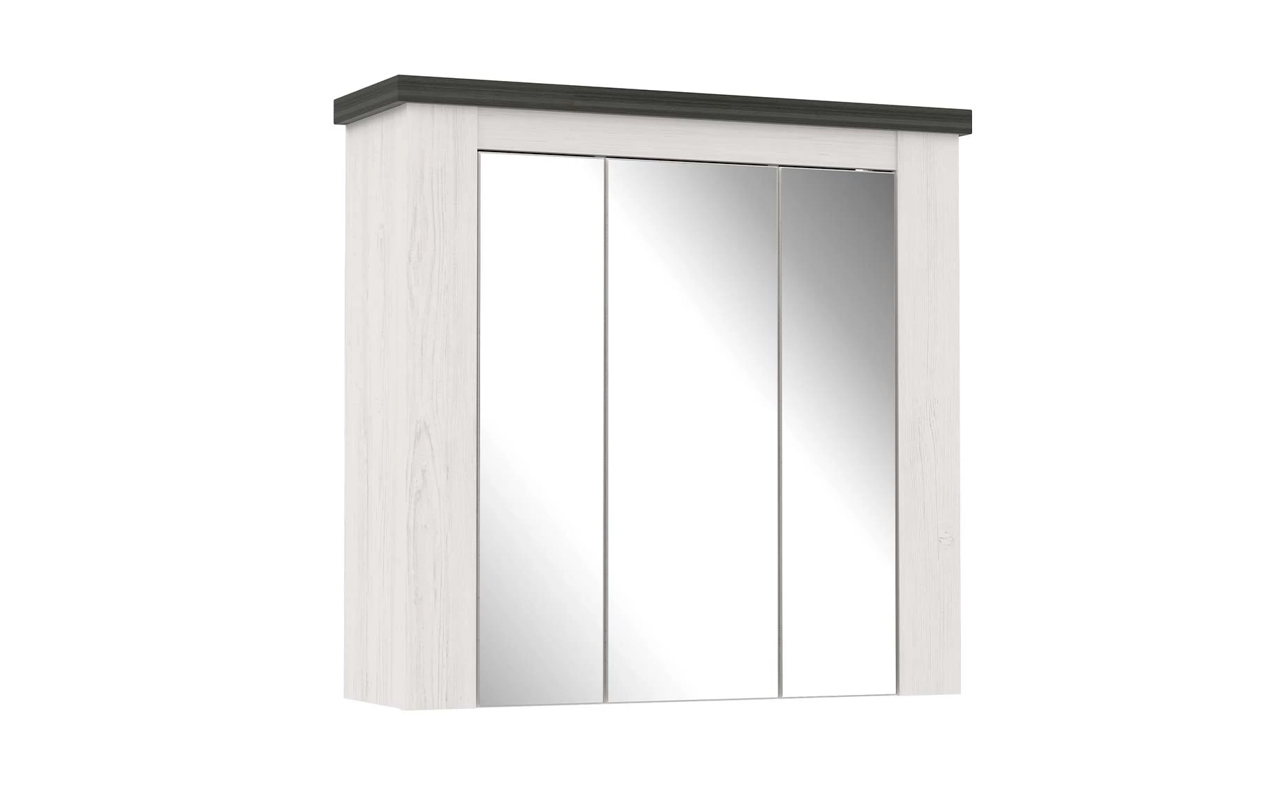 Montreal kupatilski ormarić sa ogledalom 78,7x24,2x75,5 cm bela mat