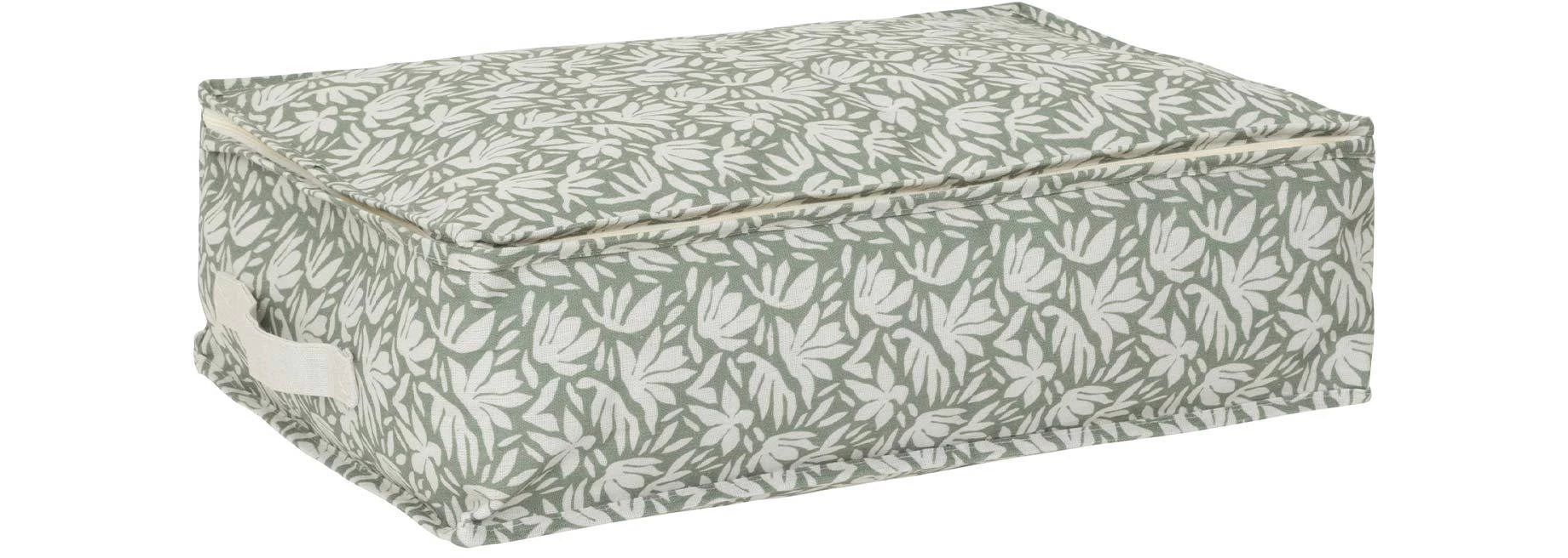 Kutija/navlaka za ormar Florea 60x40x20cm set 2kom zelena/bež