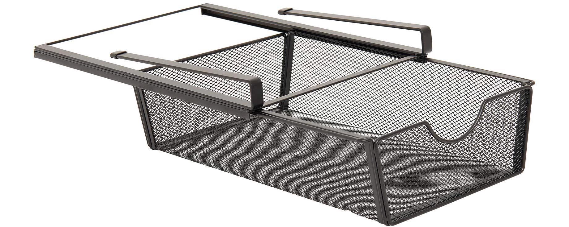 Korpa za odlaganje za ispod police Spacy 25x36,7x12,4cm crna