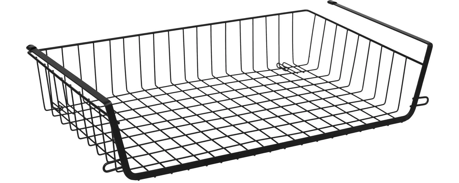 Korpa za odlaganje za ispod police Spacy 51,5x30x11,5cm crna