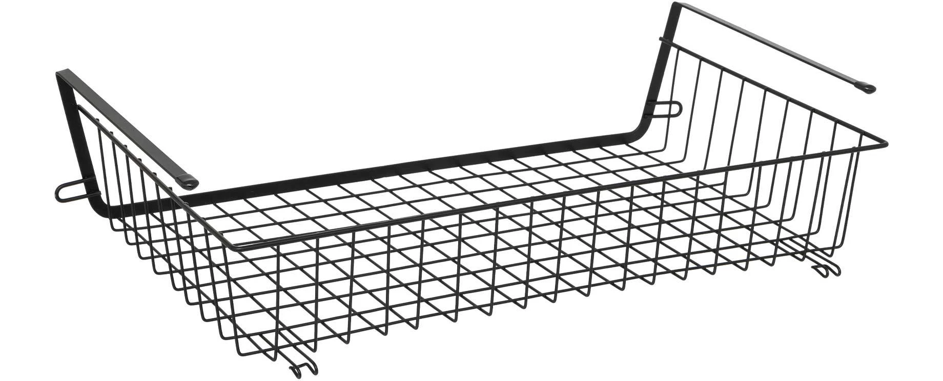 Korpa za odlaganje za ispod police Spacy 51,5x30x11,5cm crna