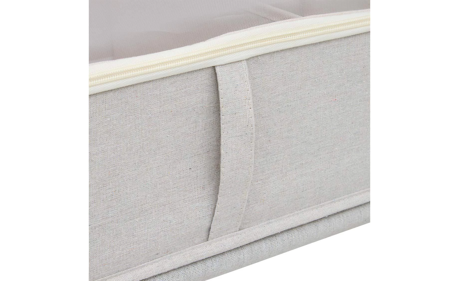 Kutija/navlaka za ispod kreveta na točkiće Vanilla 66x60x22,2cm bež
