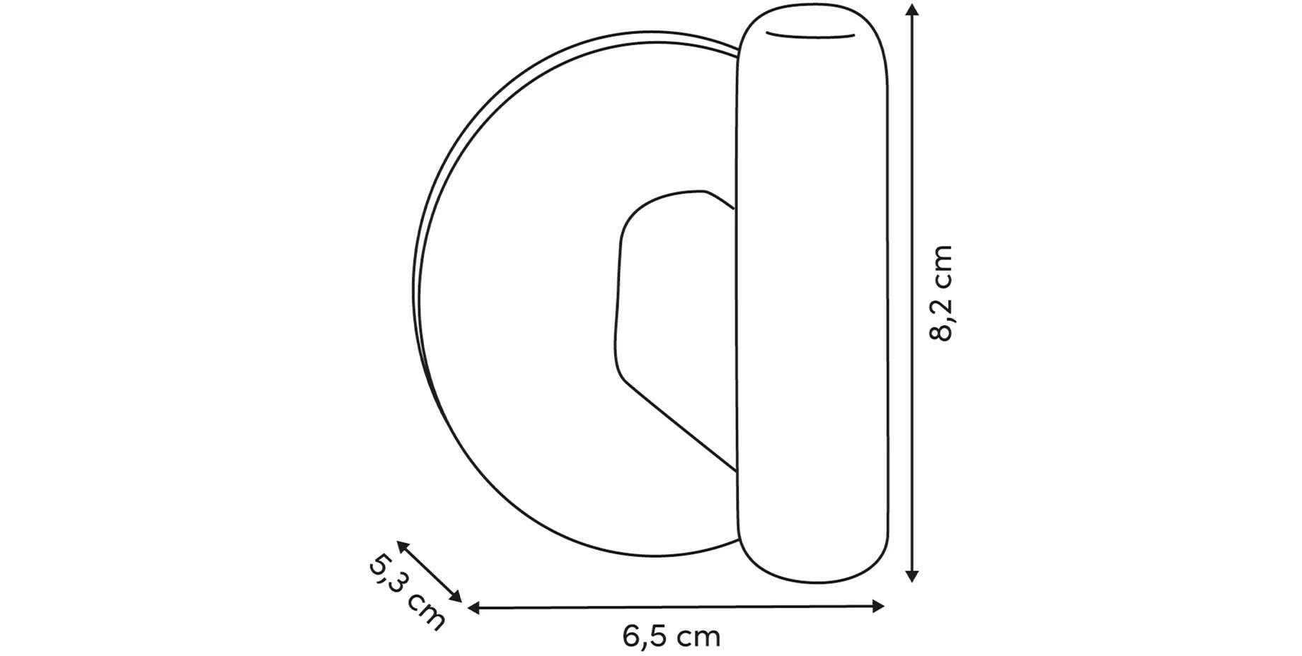 Kukica Cassie set 2kom 6,5x8,2cm bež