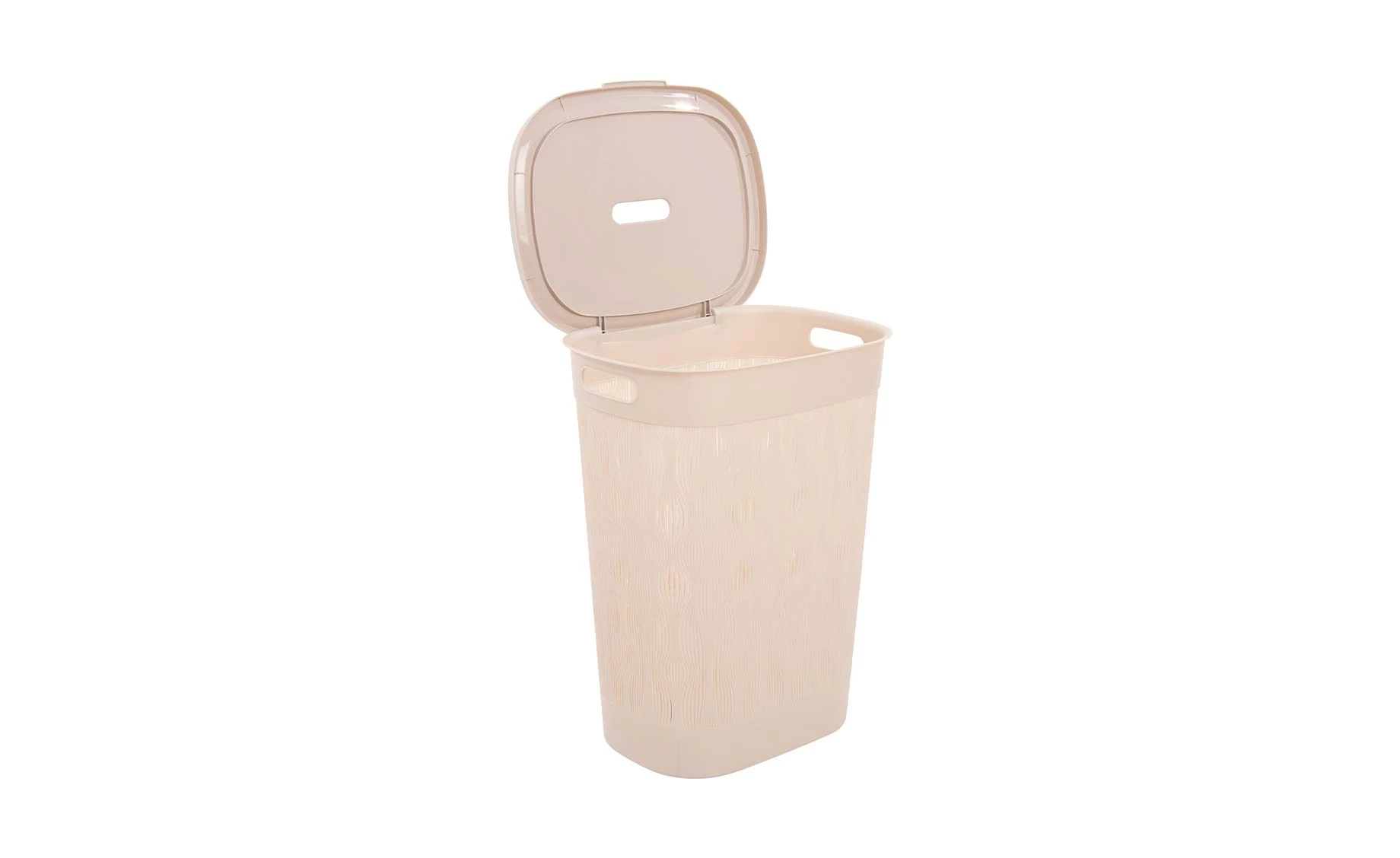 Košara za rublje Leaf 58l bež
