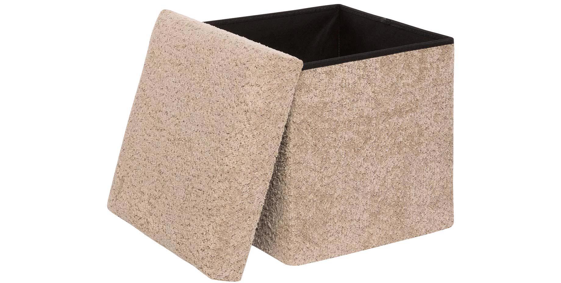 Kutija sa poklopcem Soana 38x38x38cm taupe