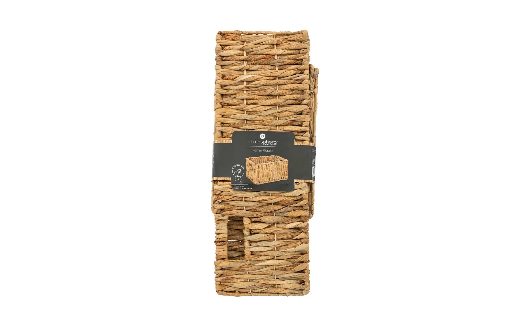Ukrasna korpa Maura 34x19x24cm sklopiva bež