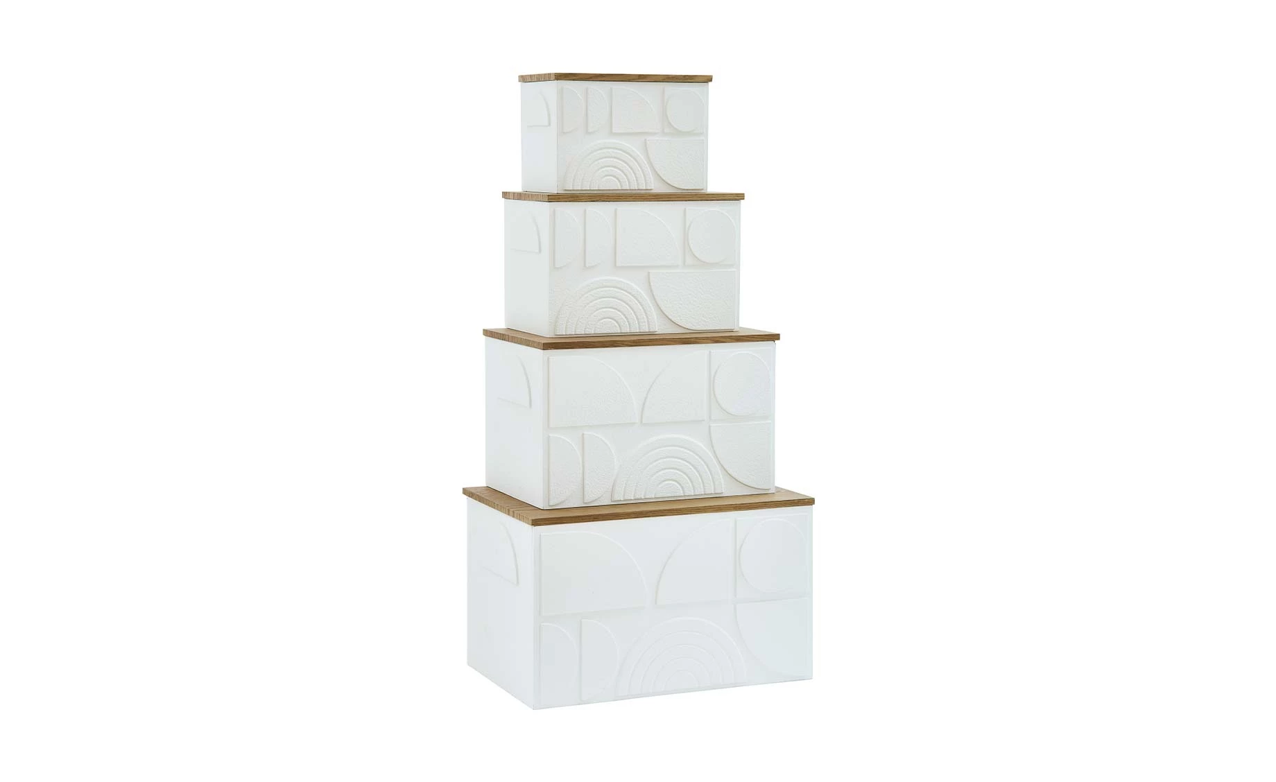 Kutija za odlaganje Catalina 30x19x21cm bela