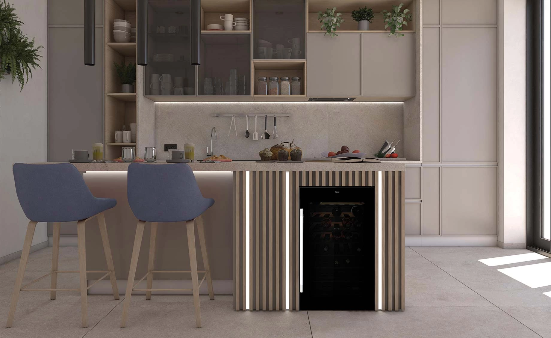 Hoover HWC 154 DELWF vinska vitrina