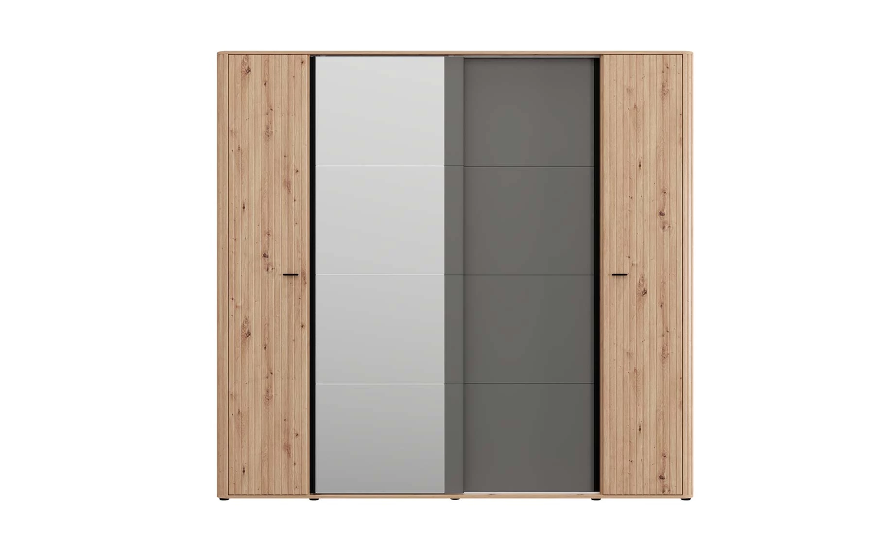 Sinop otklopni ormar 232x58x218 cm natur/grafit