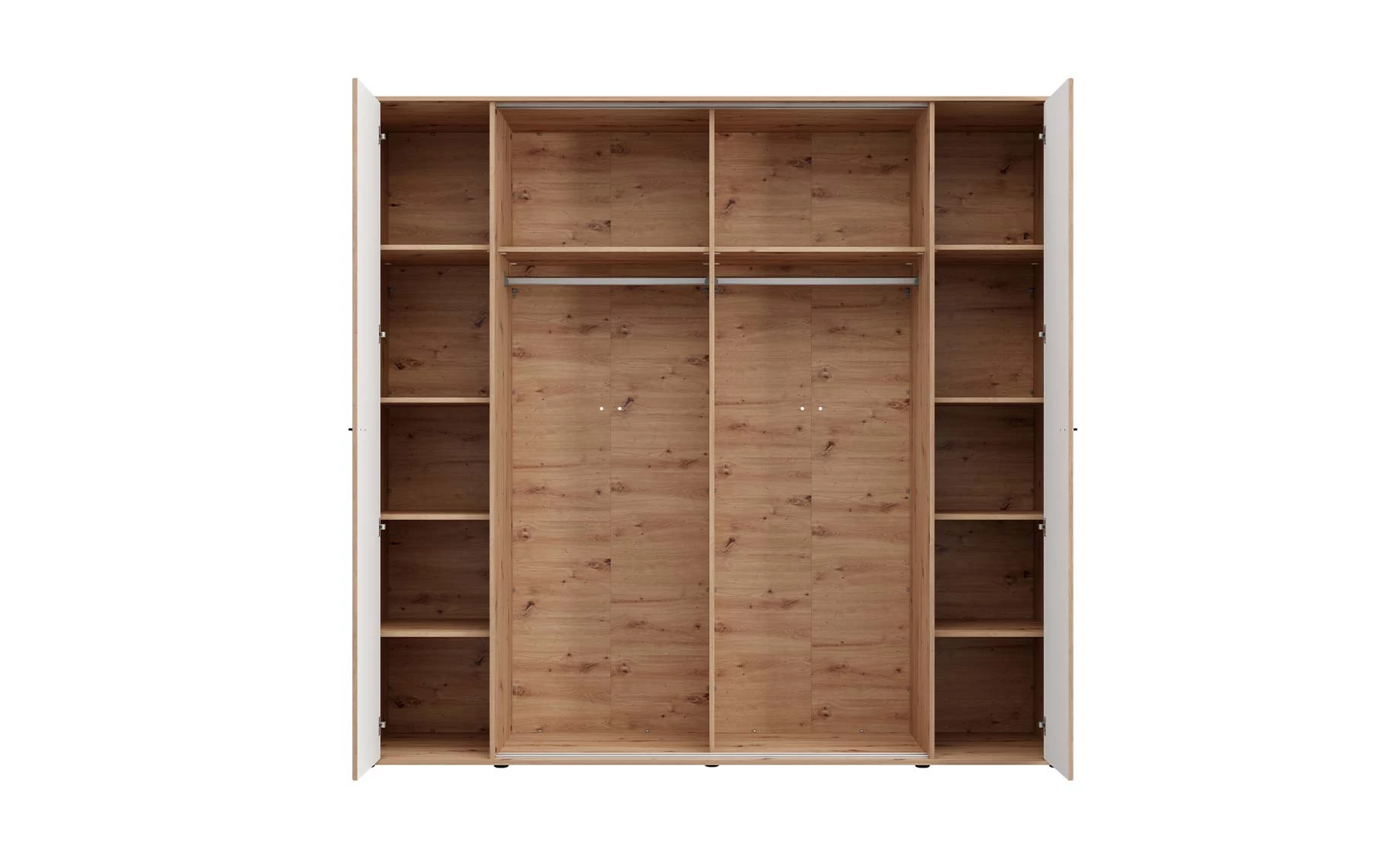 Sinop otklopni ormar 232x58x218 cm natur/grafit