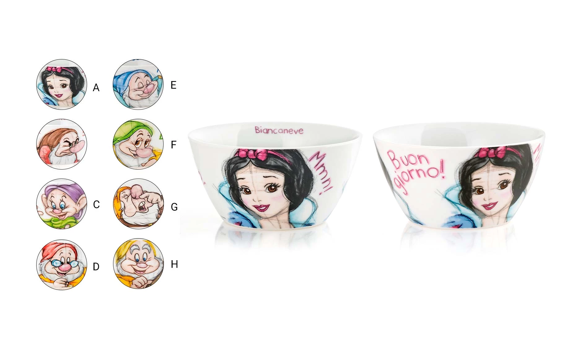 Zdjelica Snow White 630ml više motiva