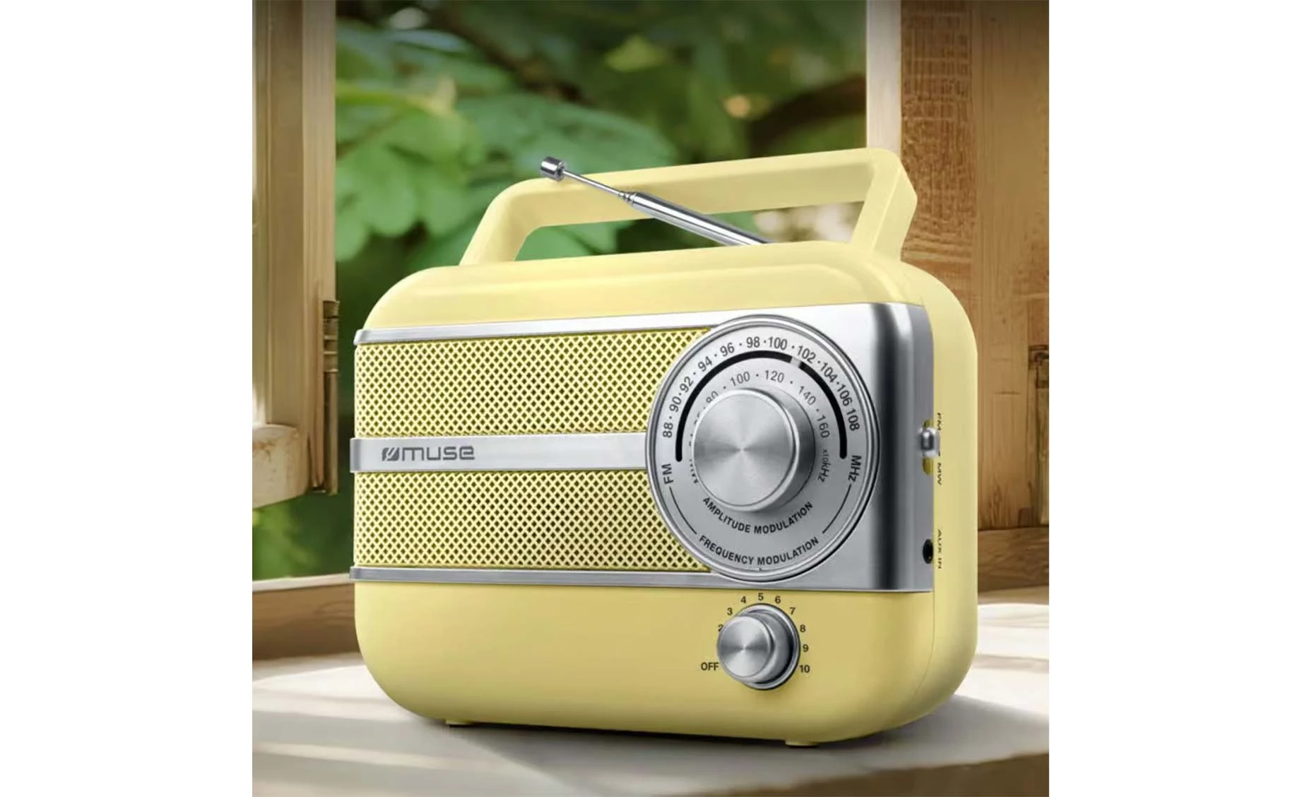 Muse M-056 SC FM/MW radio , žuti