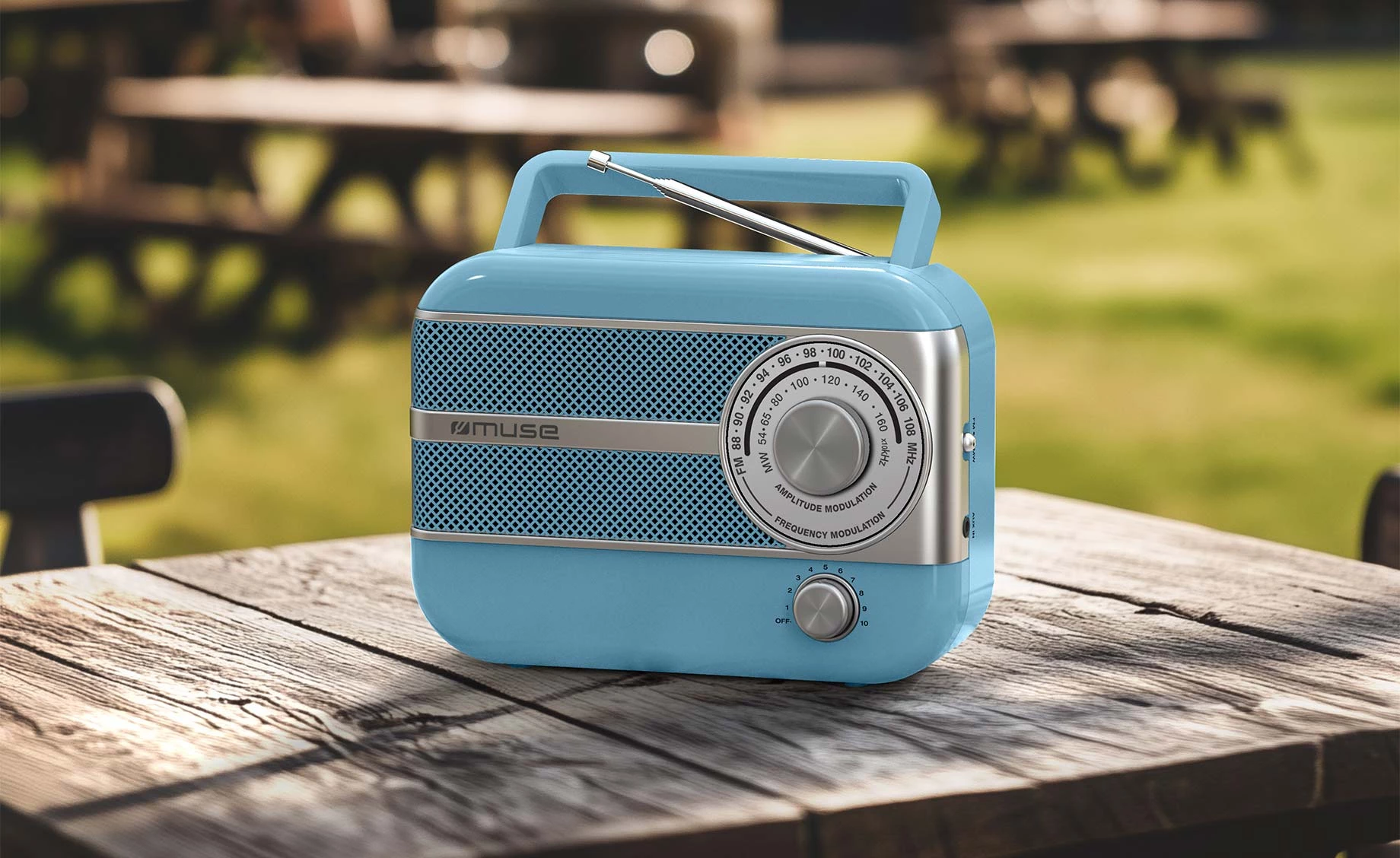 Muse M-056 VB FM/MW radio , plavi