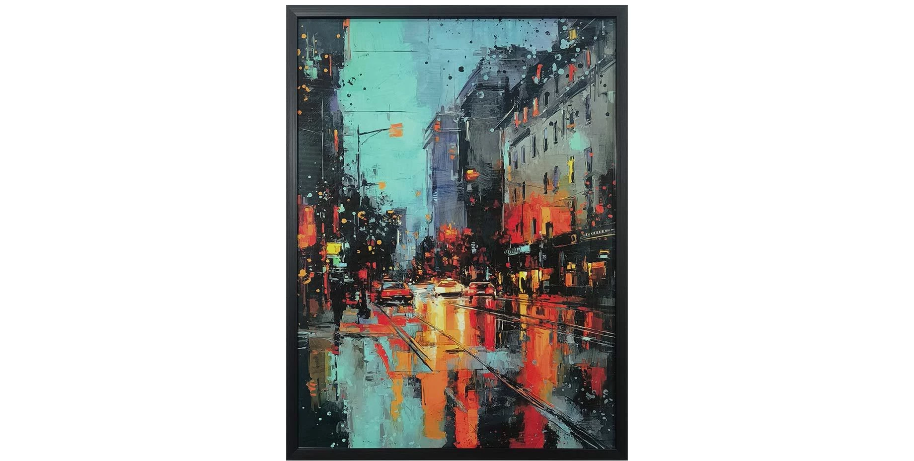 Slika sa ramom Urban lights 60x80cm