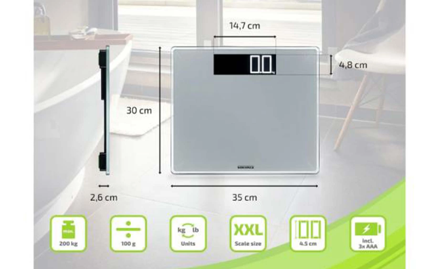 Soehnle STYLE SENSE COMFORT 600 telesna vaga