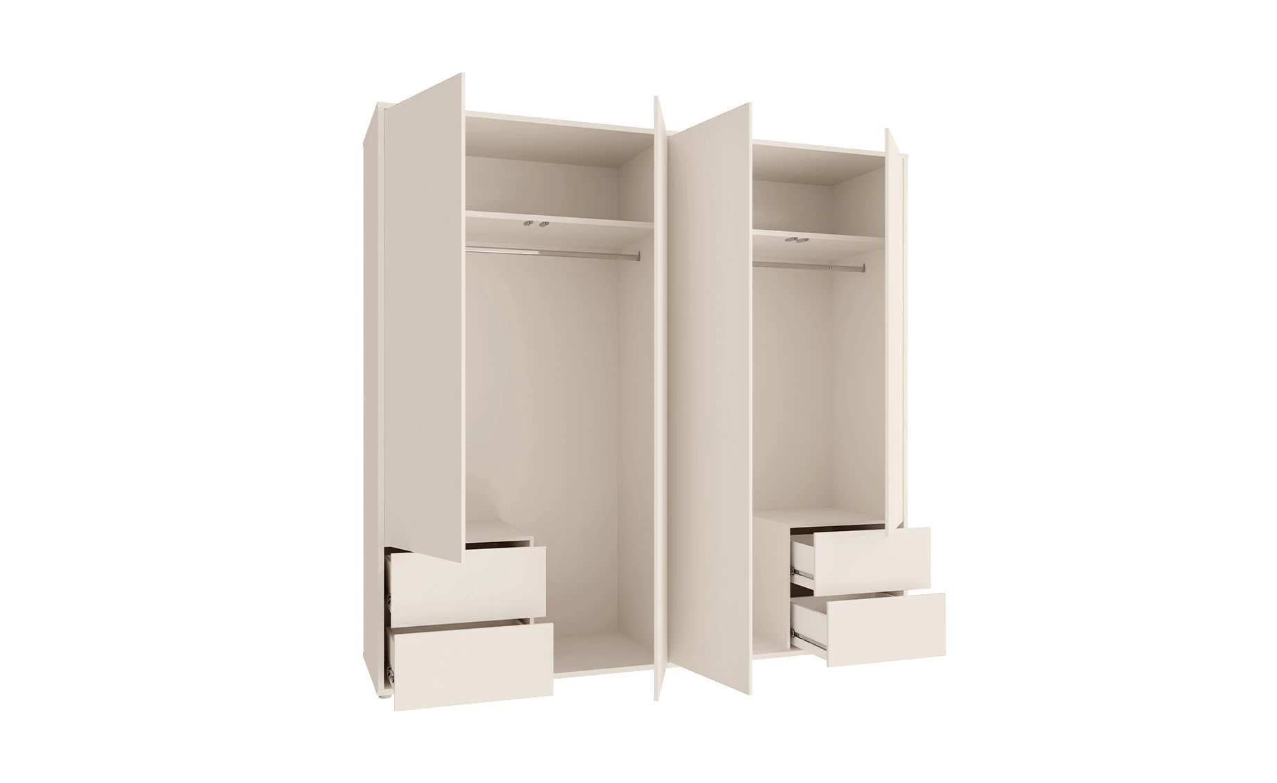 Alice otklopni ormar 223.9x60x214.3 cm kašmir
