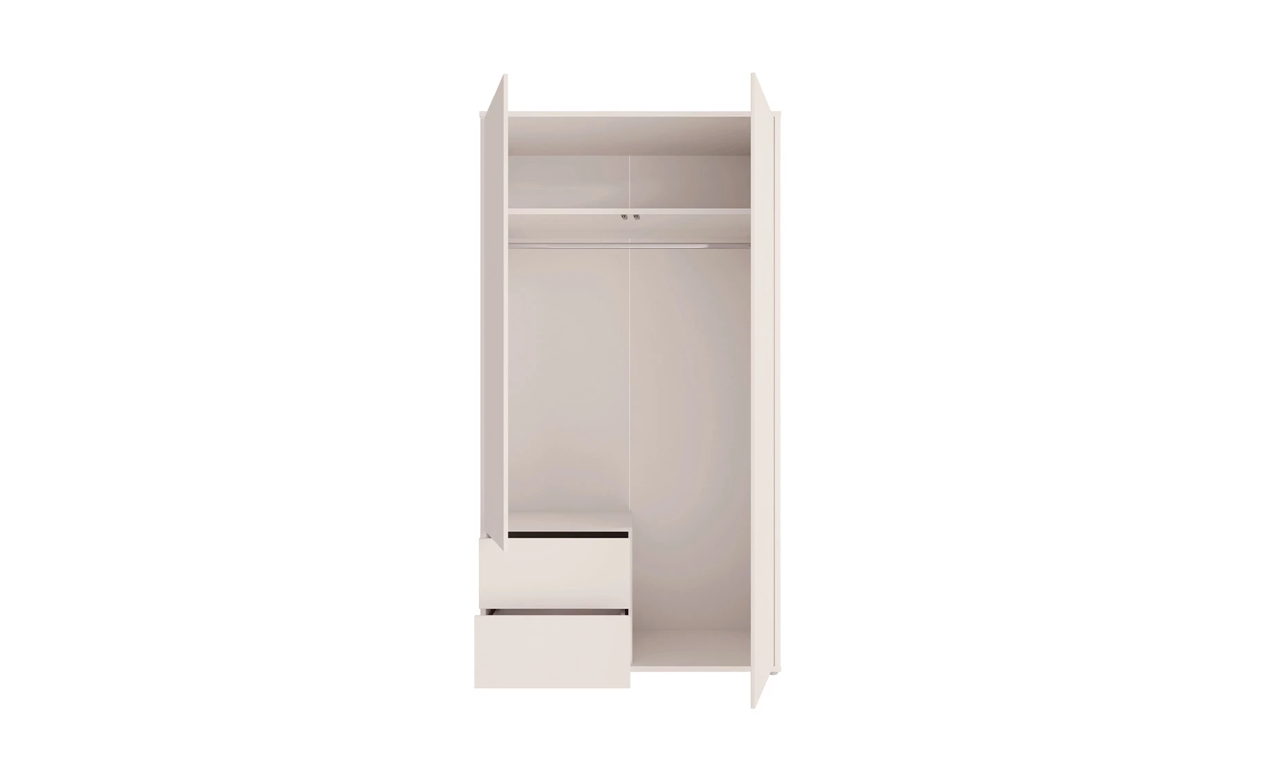 Alice otklopni ormar 114.5x60x214.3 cm kašmir