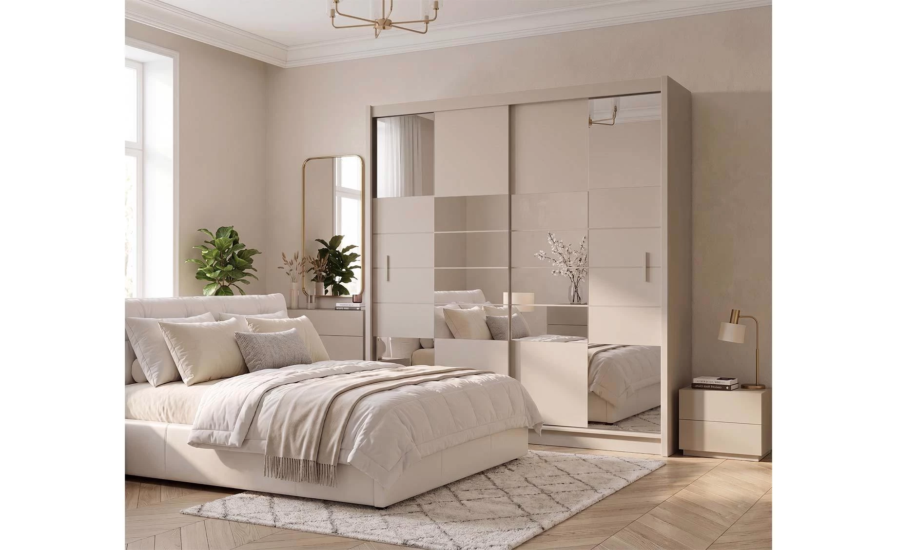 Aruba klizni ormar 203x61x215 cm kašmir