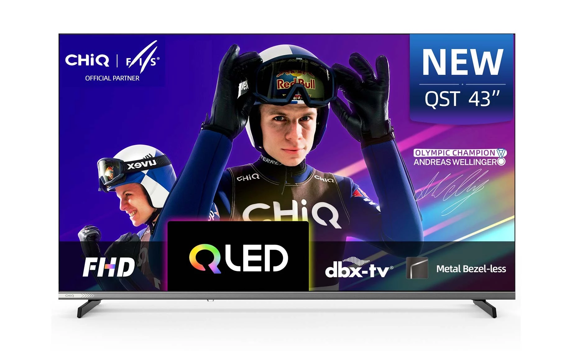CHiQ L43QST (43"/108 cm) Full HD QLED Google Smart TV