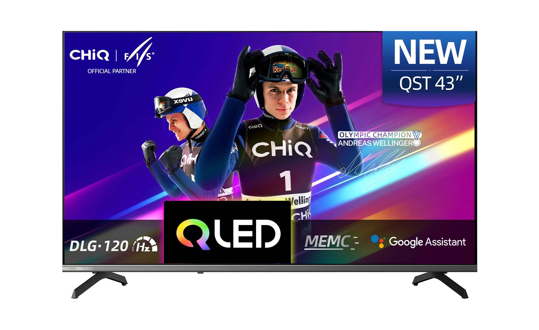 CHiQ U43QST (43"/108 cm) Ultra HD QLED Google Smart TV