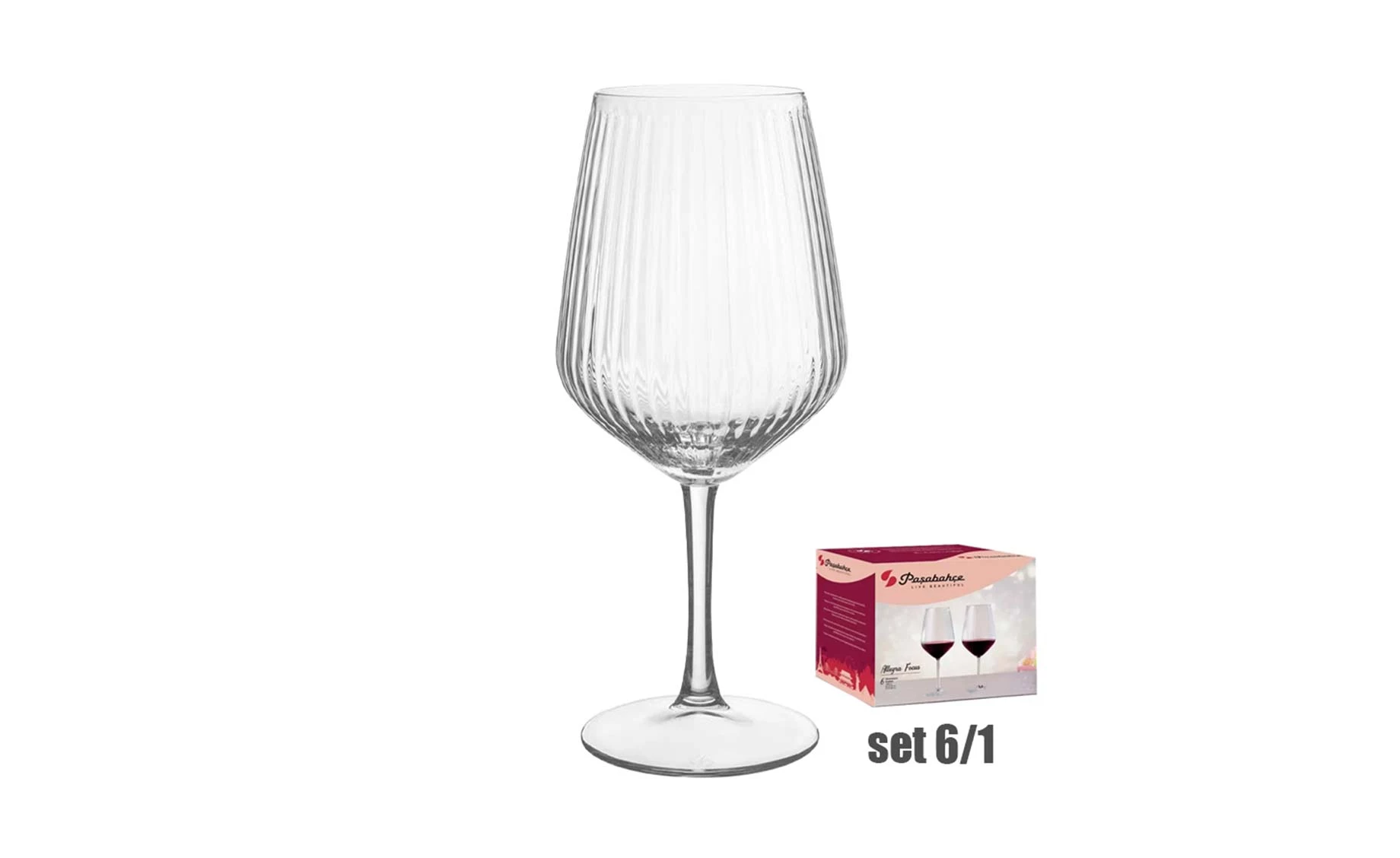 Set 6 čaša za crno vino Allegra Focus 490ml
