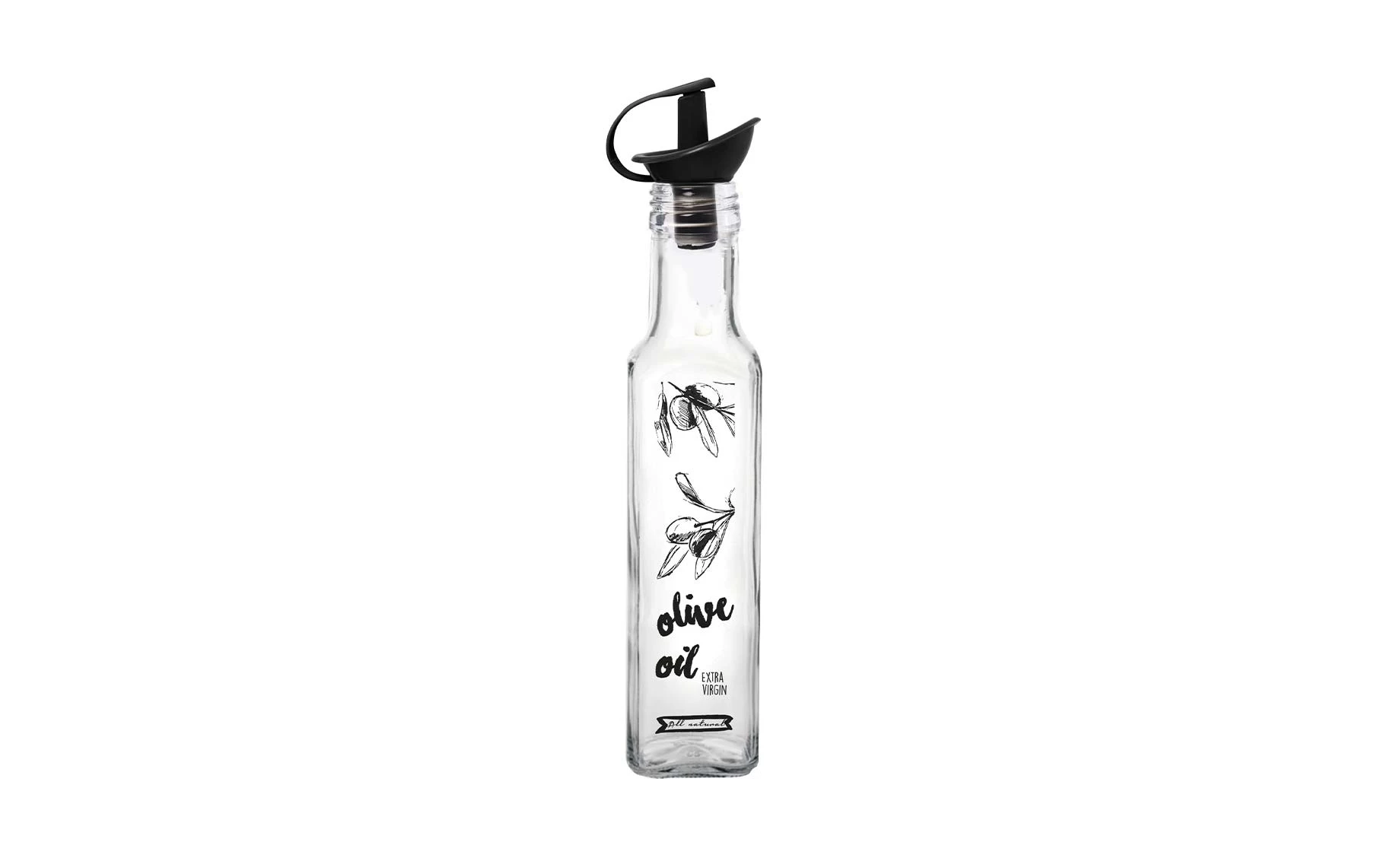 Flaša za maslinovo ulje Olio 250ml crna