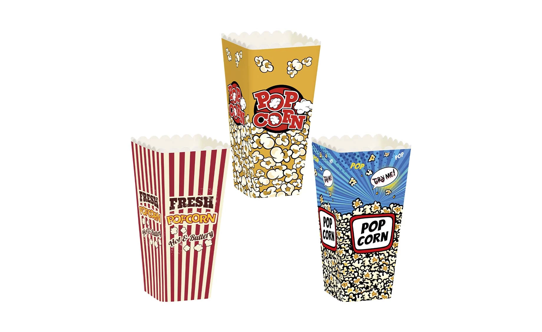 Kutija za kokice Popcorn 1,3l više boja