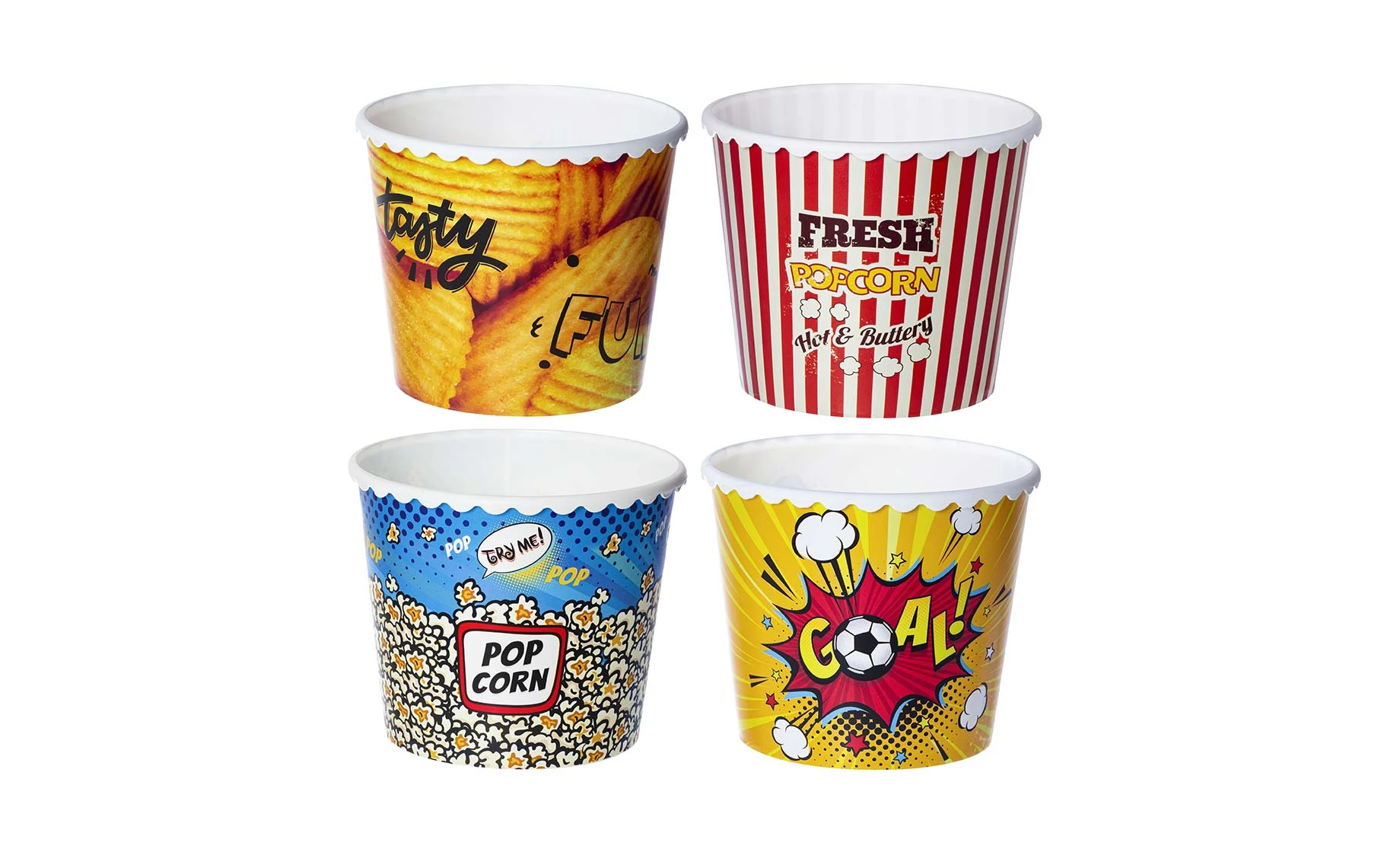 Kutija za kokice Popcorn 2,3l više boja