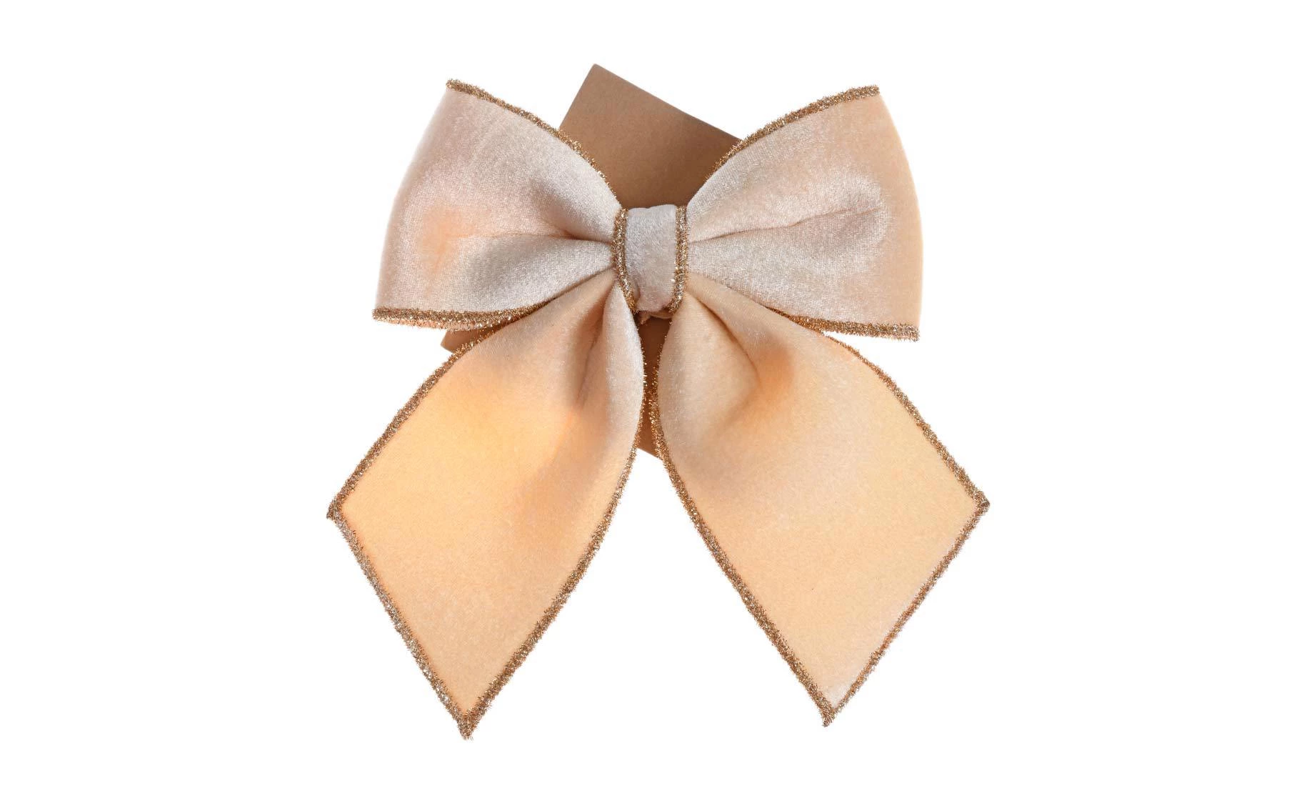 Dekorativna mašna champagne/gold 20x25cm