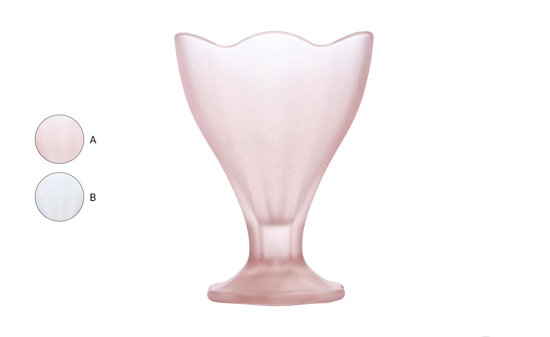 Čaša za sladoled Fleur 250ml više boja