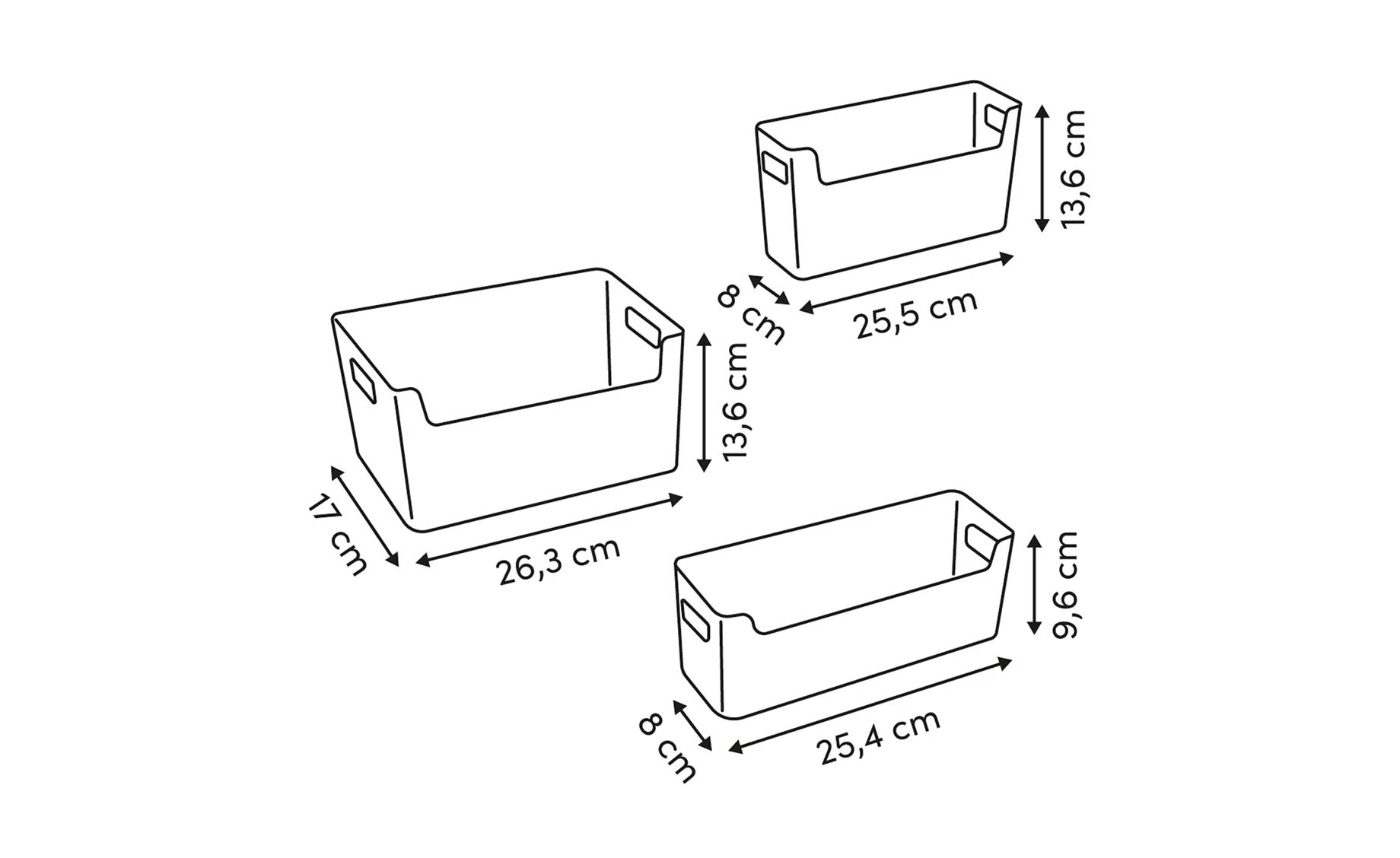Set 3 organizatora Mac