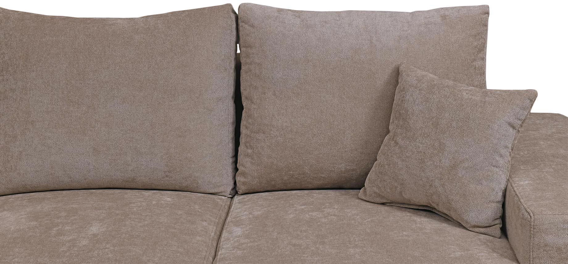 Yola ugaona garnitura sa ležajem 275x181x78/90 cm taupe leva