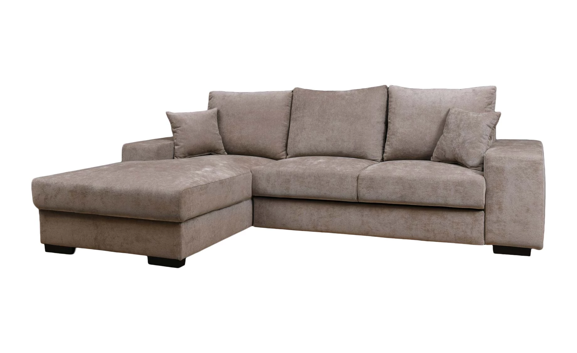 Yola ugaona garnitura sa ležajem 275x181x78/90 cm taupe leva