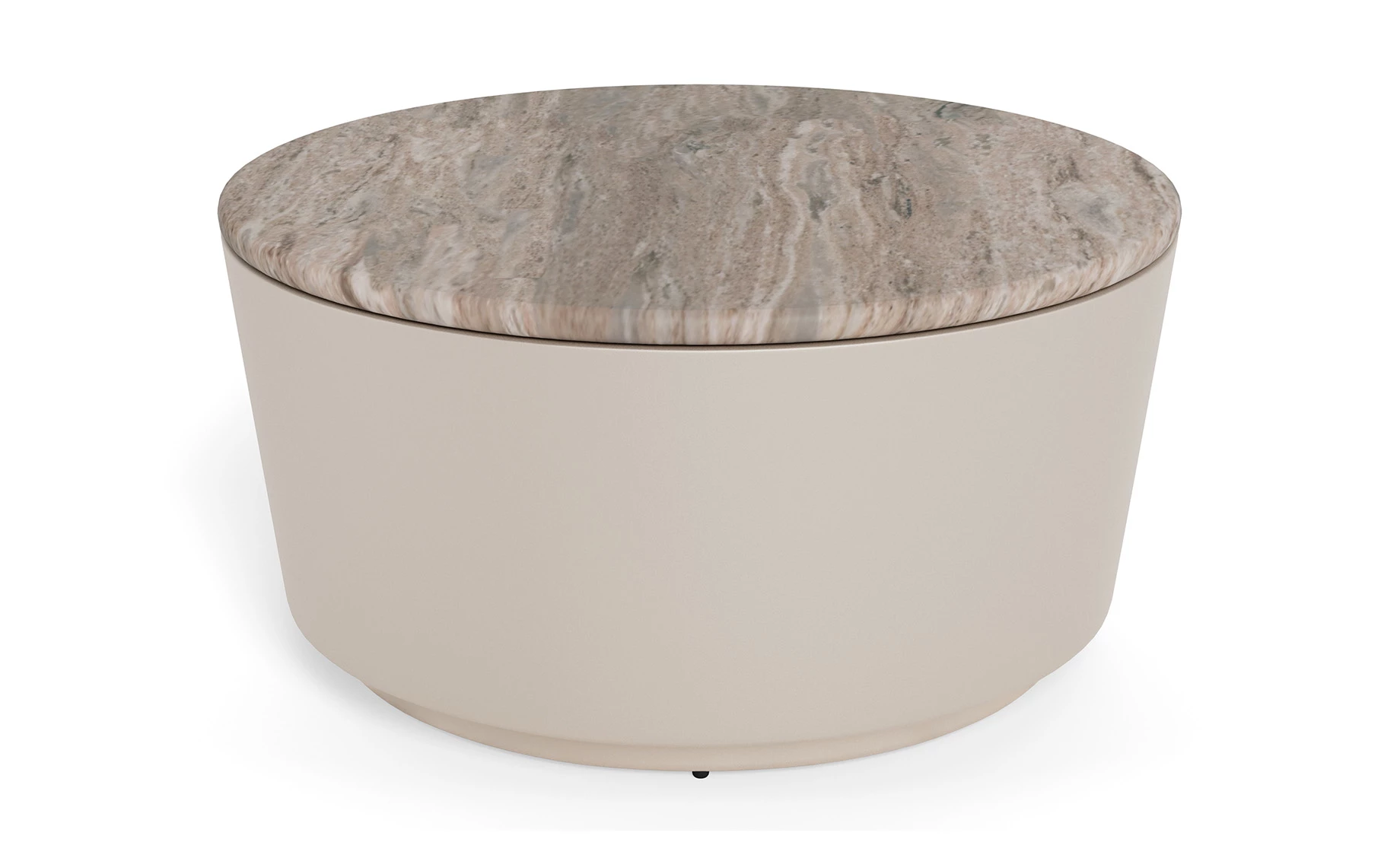 Klub sto Cangas Ø80x41,5 cm sivi
