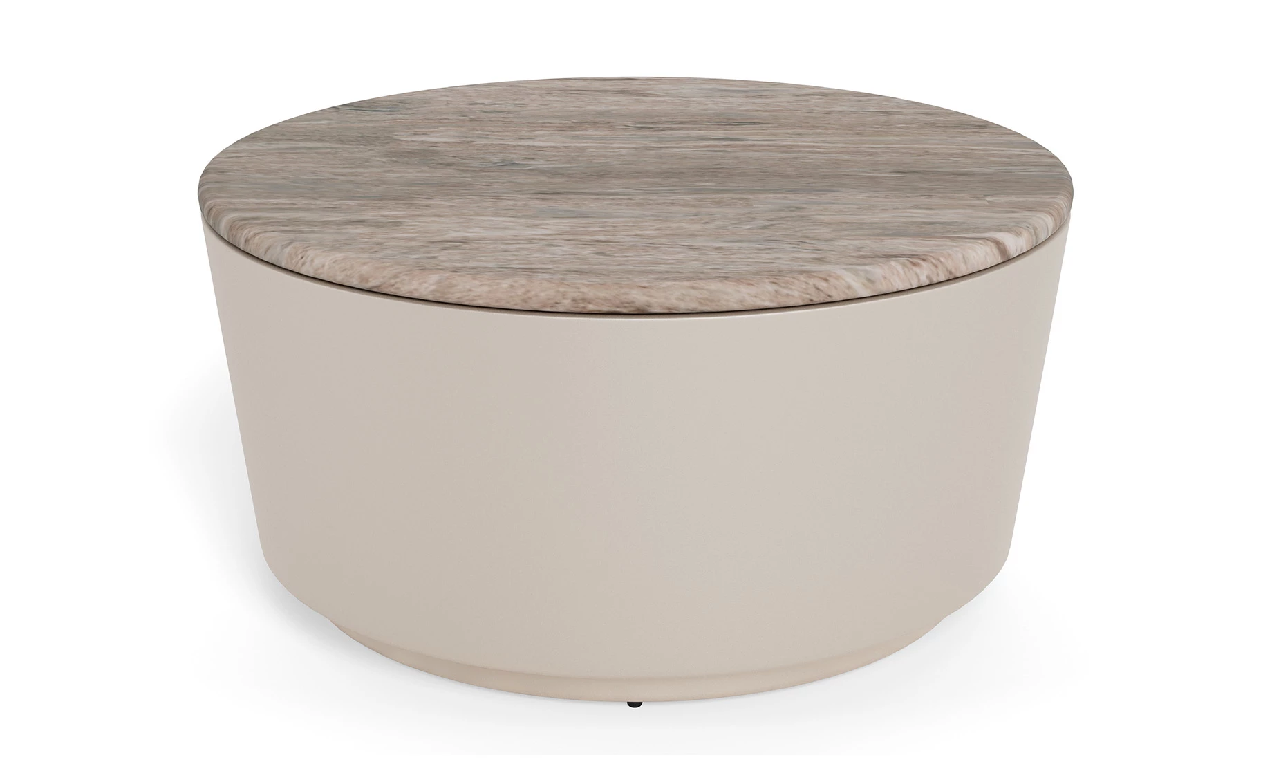 Klub sto Cangas Ø80x41,5 cm sivi