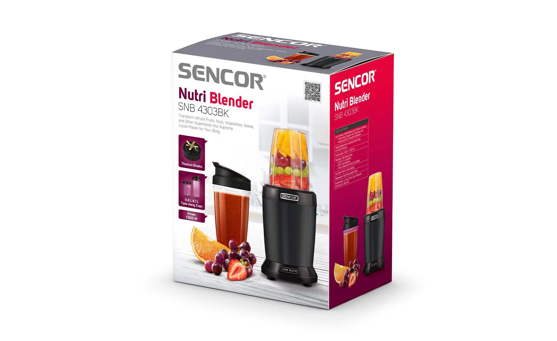 Sencor SNB 4303BK nutri blender