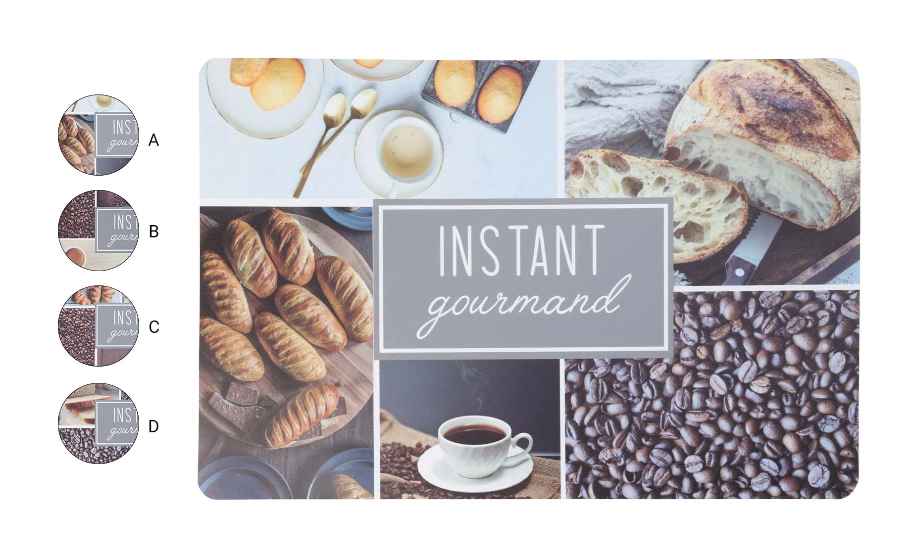 Podmetač Breakfast 43,5x28,5cm više motiva