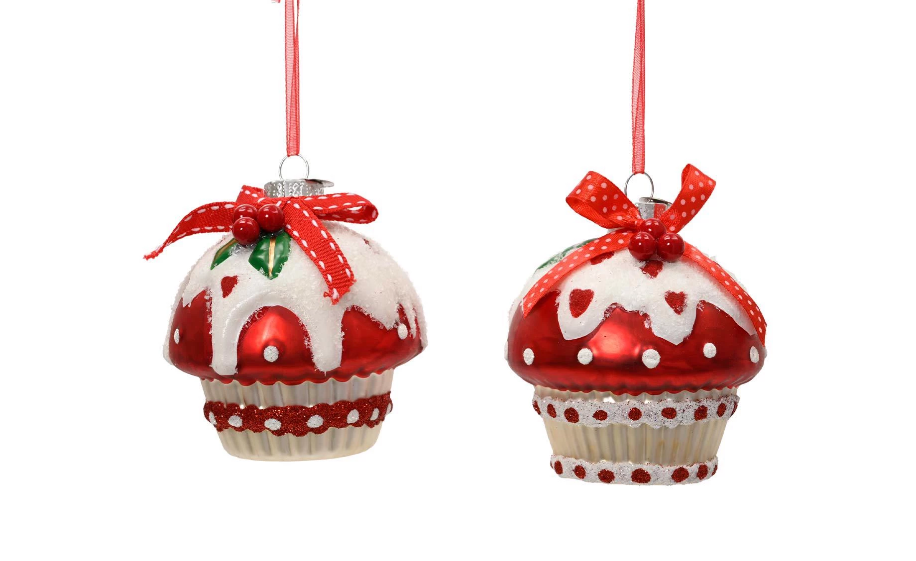 Stakleni ukras Cupcake sort 2