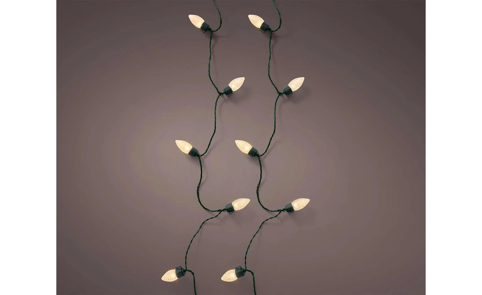 Lampice Vintage 9,8m 50LED green/soft gold