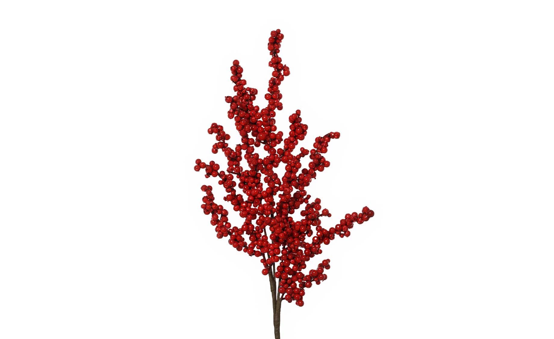 Dekorativna grana Red Berry 55cm